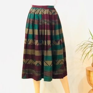 •Emanuel Ungaro• Vintage 1970’s Midi Skirt